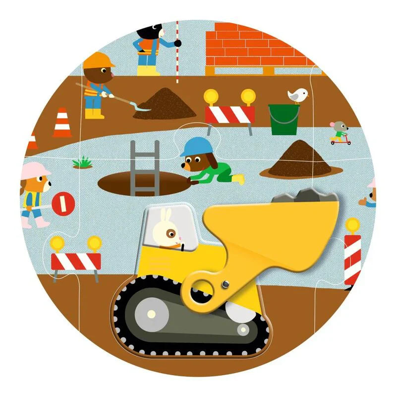Construction Site Giant Puzzle