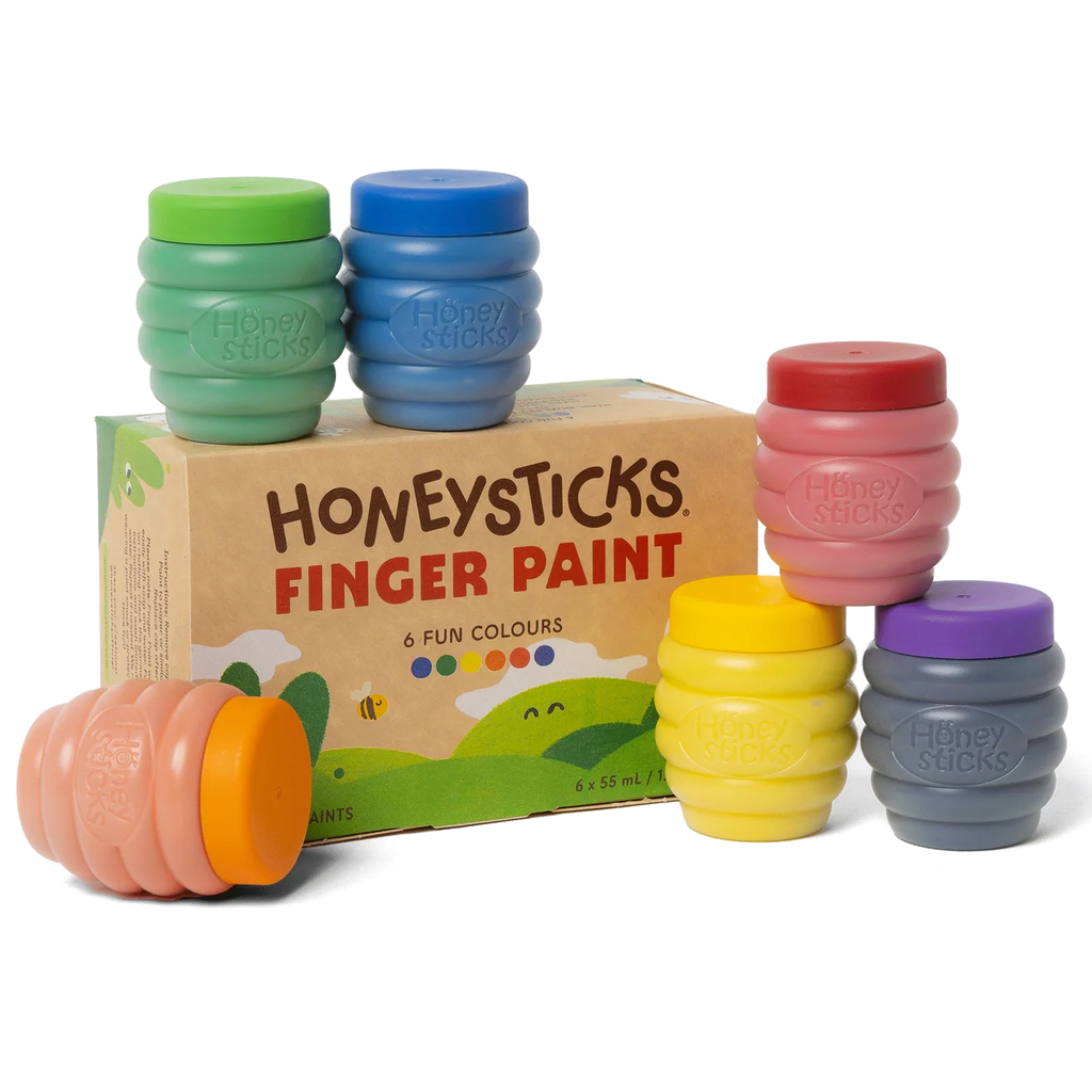 Finger Paints 6pk - Easy Wash