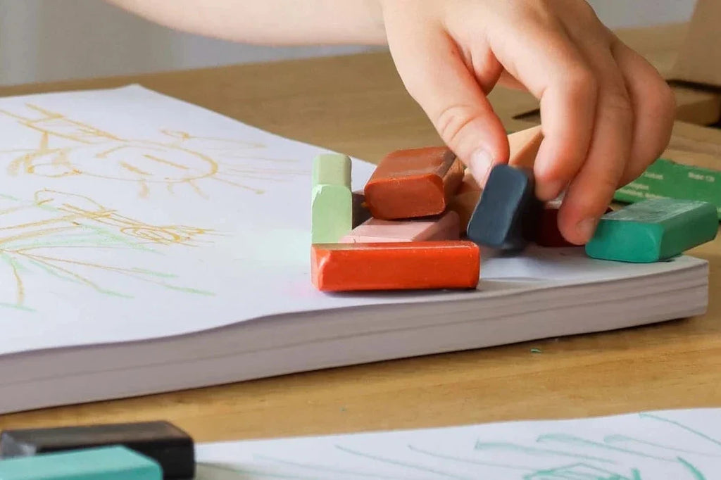 Beeswax Crayons Blocks 12pk